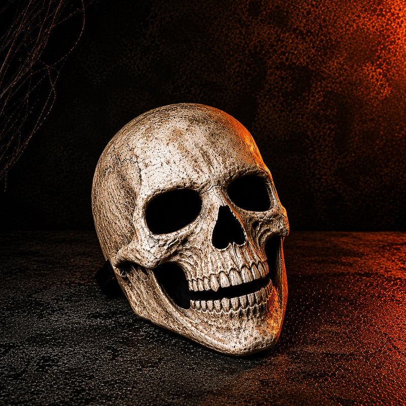 SkullMorph – Halloween Kranie Fuldhovedmaske i Latex