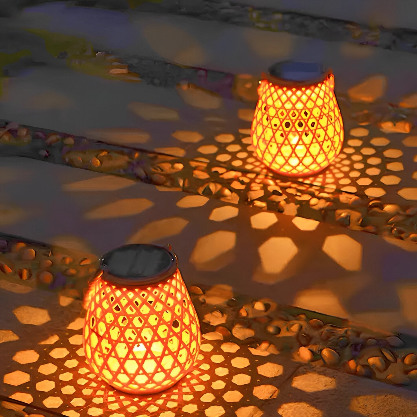 BambooGlow Havelampe – Naturlig Stemning i Haven