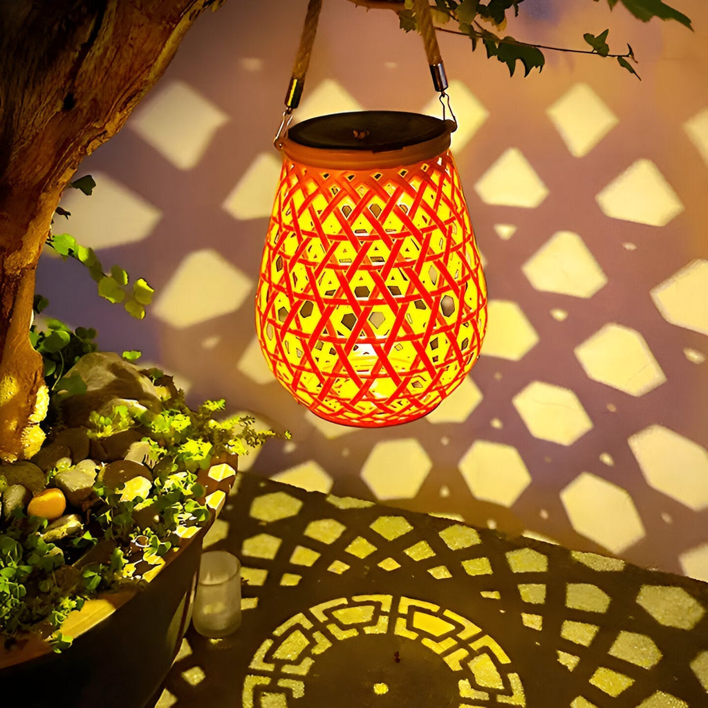 BambooGlow Havelampe – Naturlig Stemning i Haven