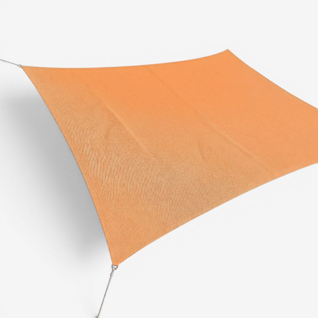 Udendørs Solsejl – Rektangulær Solafskærmning med Rebfastgørelse