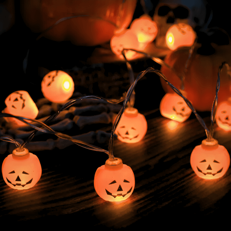 SpookyGlow – Halloween Lyskæde med 10 LED-Lys