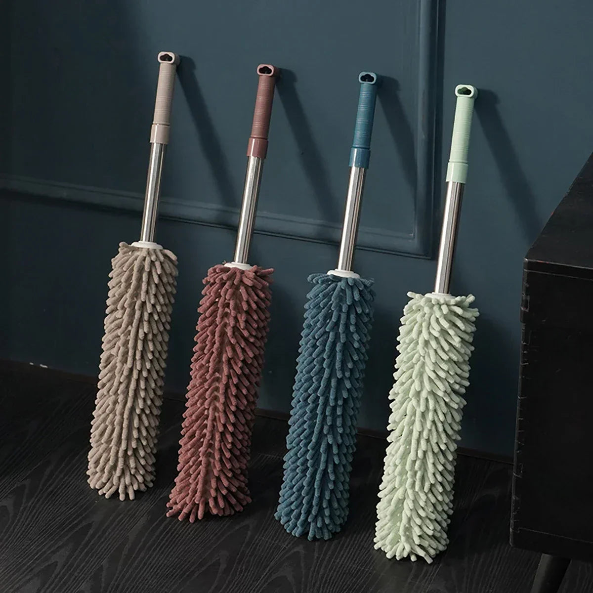 FlexDust Støvkost – Teleskopisk Mikrofiberdesign
