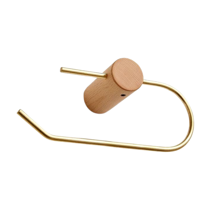 PureLine Toiletpapirholder – Moderne Design Træ