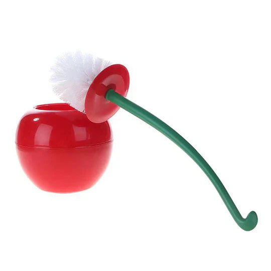 CherryClean - Toiletbørste med Dekorativt Kirsebærdesign
