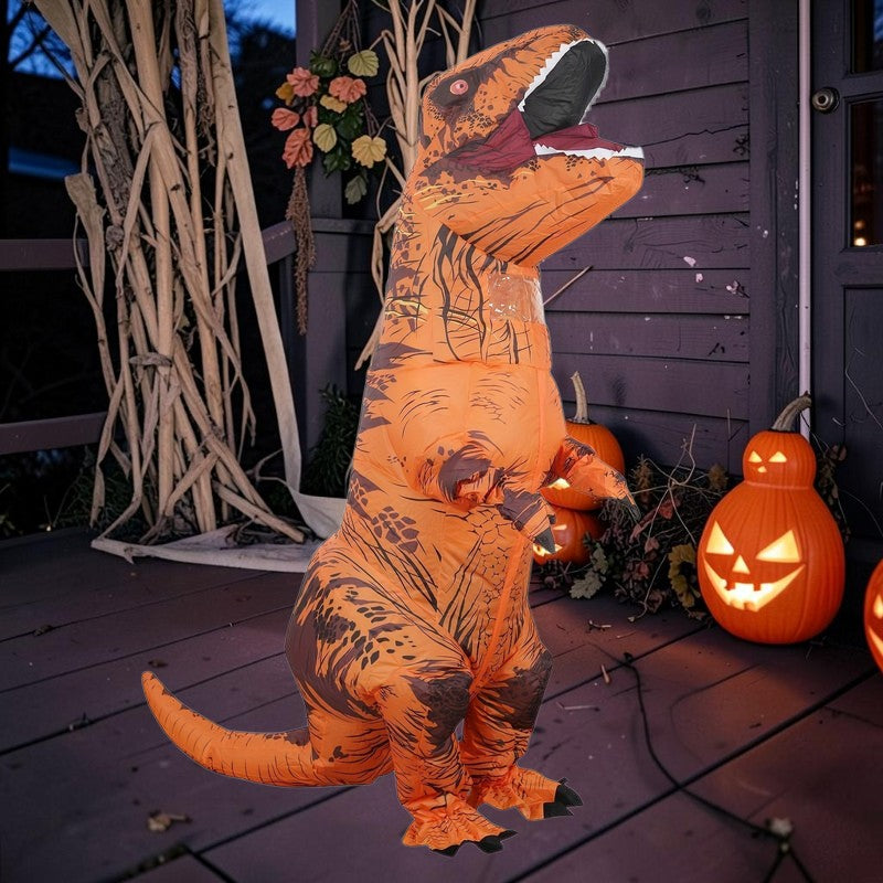 Rexora – Oppusteligt T-Rex Kostume til Voksne