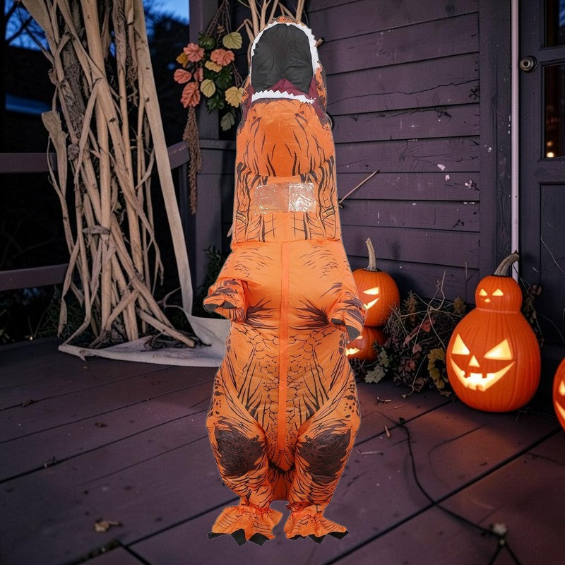 Rexora – Oppusteligt T-Rex Kostume til Voksne