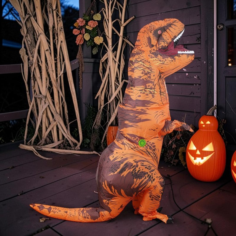 Rexora – Oppusteligt T-Rex Kostume til Voksne
