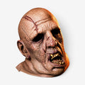 GraveFace – Halloween Zombiemaske i Latex med Detaljeret Ansigt Khaki