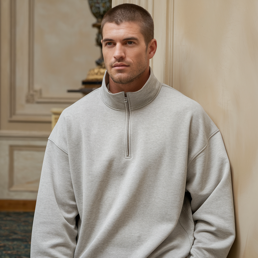 Weston – Herre Half-Zip Striktrøje