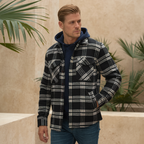 Oakridge – Herre Flannelskjorte med Hætte Gul