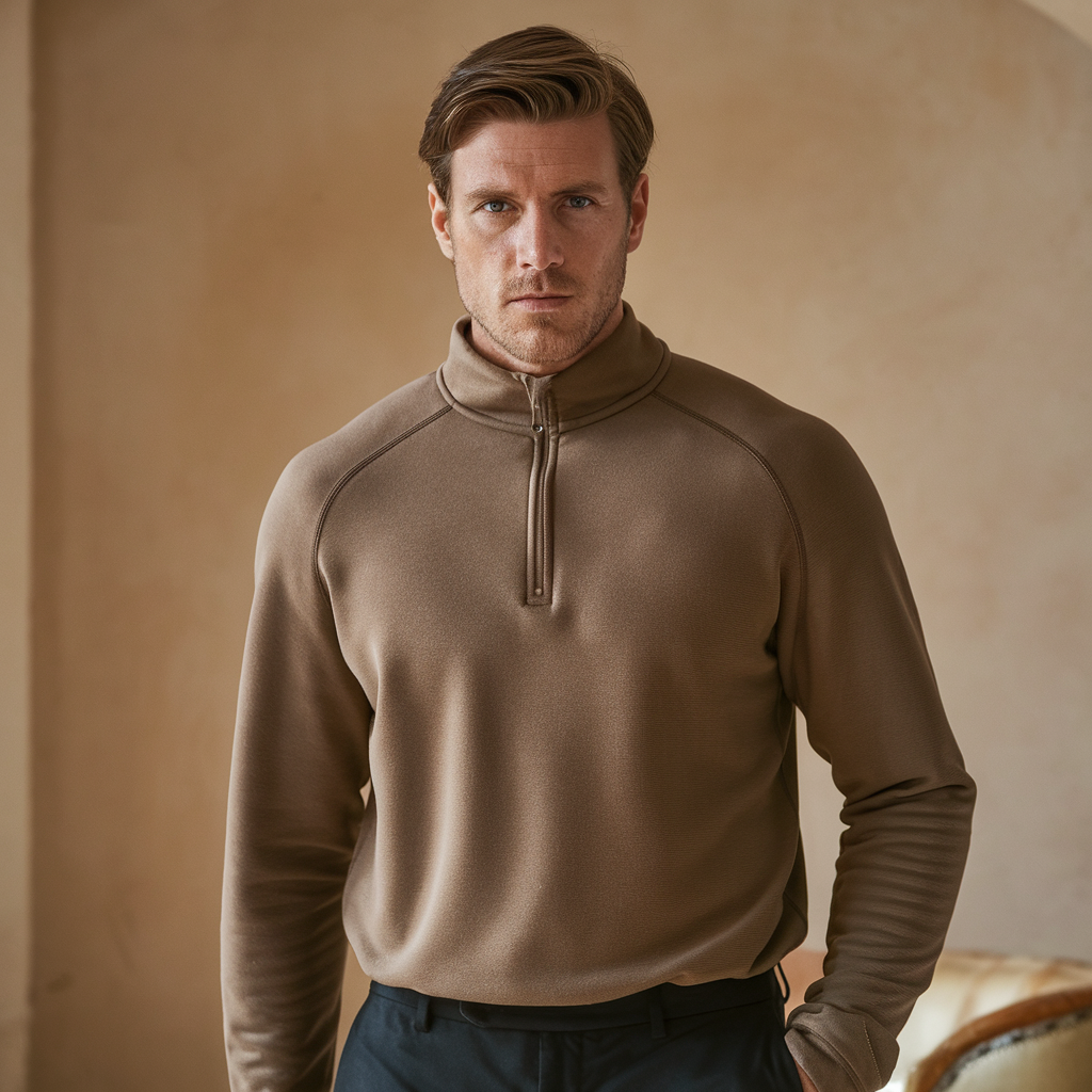 Weston – Herre Half-Zip Striktrøje