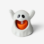 Ghostara – Halloween LED-Lampe med Spøgelsesdesign Hvid