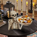 Grimora – Halloween Skelet med Skål