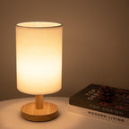 NordLume Bordlampe – Organisk Design med Tekstilskærm