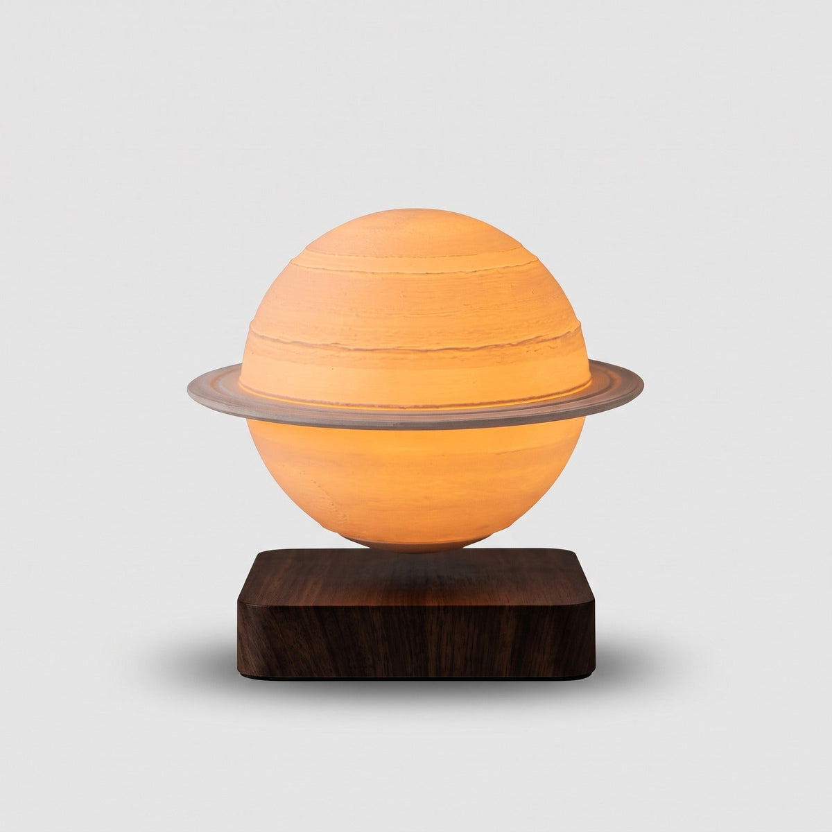 Svævende Måne- og Saturnlampe - Magnetisk Rotation EU