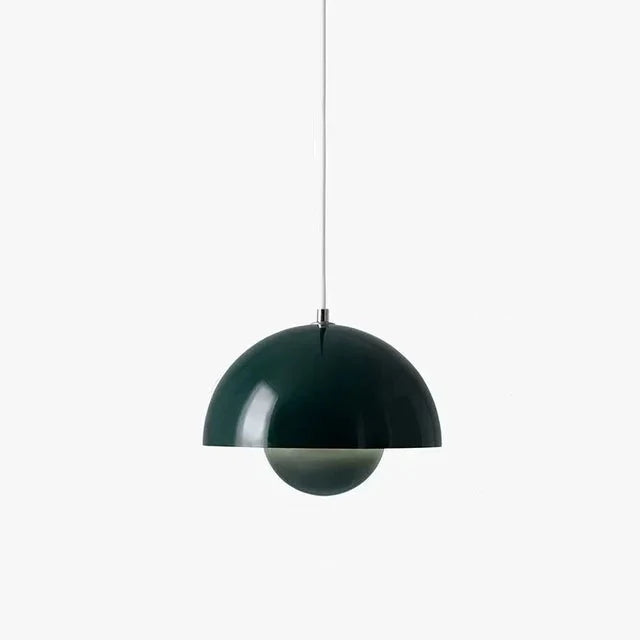 GreenGlow Pendellampe – Lampe med Planteholder Grøn