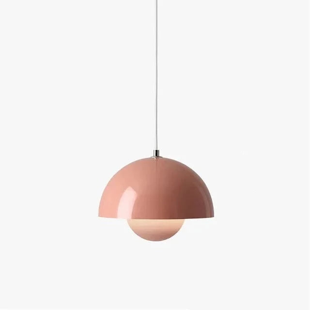 GreenGlow Pendellampe – Lampe med Planteholder Lyserød