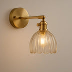 Tulipa Væglampe – Retrodesign med Glasskærm