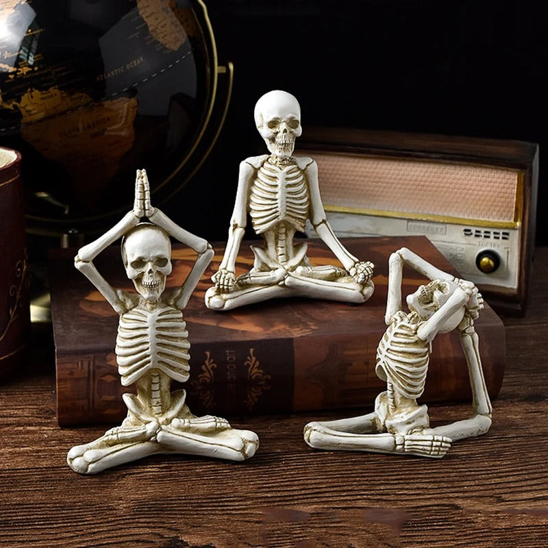 Skelton – Halloween Skeletfigur i Resin