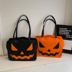 PumpkinCarry – Halloween Skuldertaske med Græskardesign