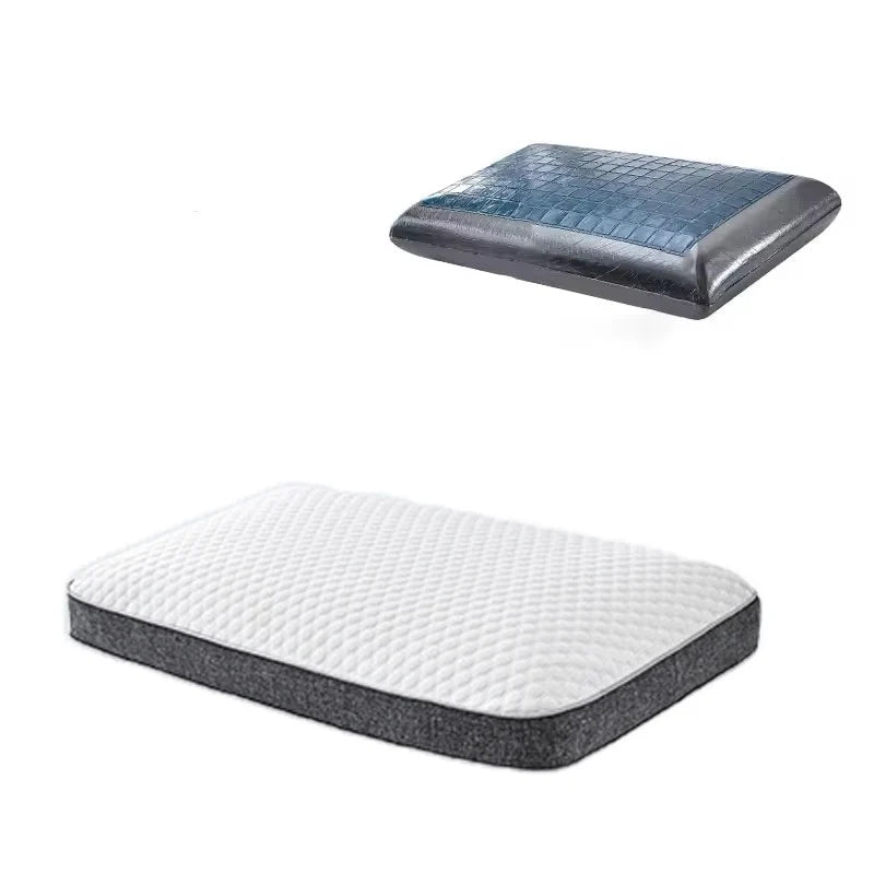 GelComfort Pude – Ergonomisk Design med Geloverflade Hvid