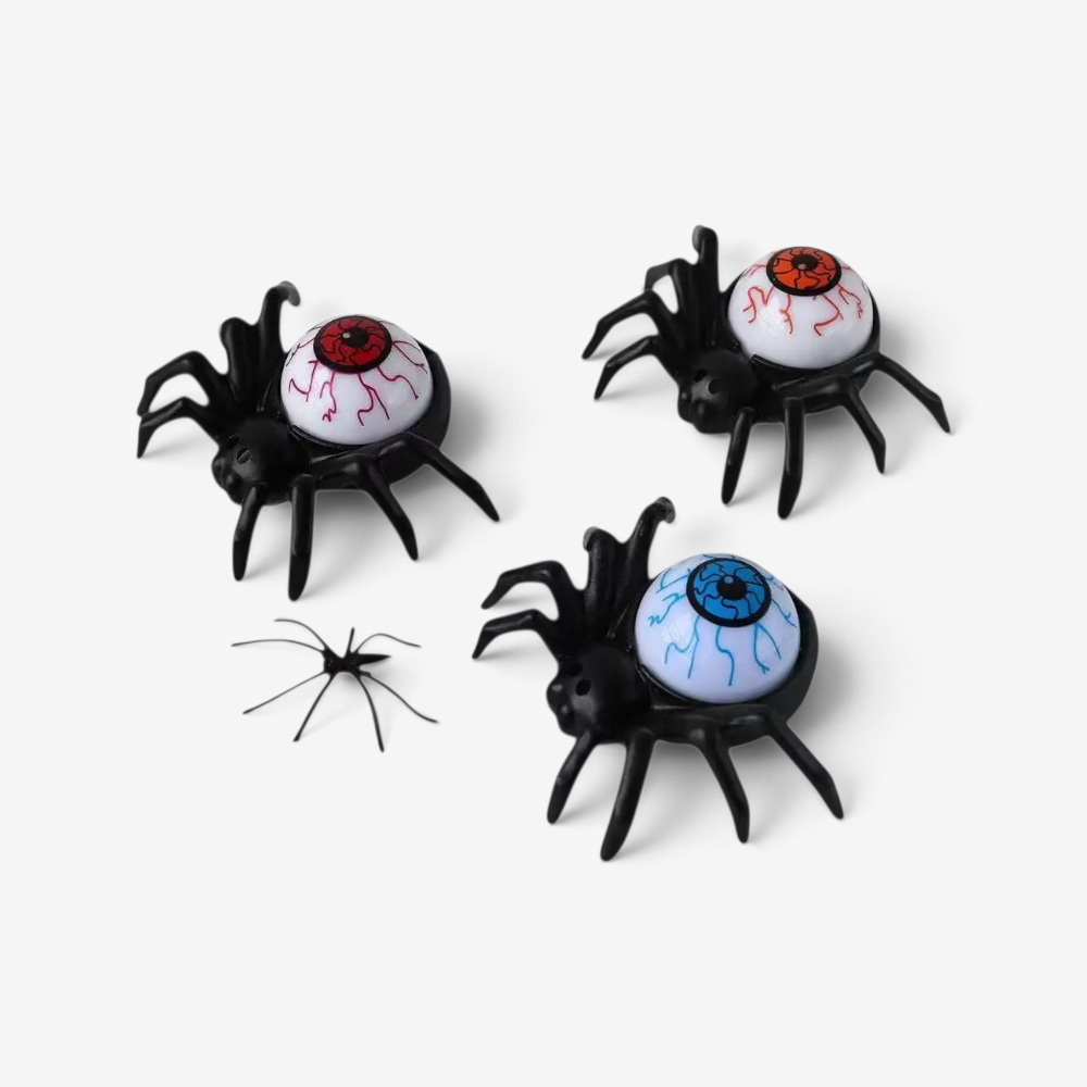 Arachnia – Halloween Edderkop Lysholder Edderkopp Rød Øje
