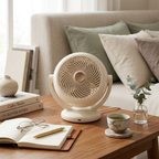 BreezeMini Ventilator – Bærbart Hånd- og Borddesign