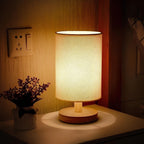 NordLume Bordlampe – Organisk Design med Tekstilskærm