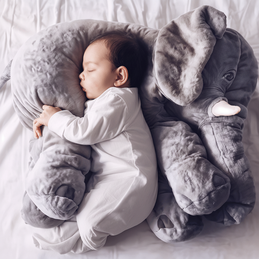 ElephantHug Bamse – Blødt Elefantdesign Grå