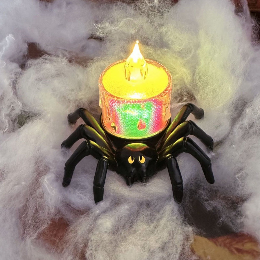 Arachnia – Halloween Edderkop Lysholder