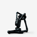 Skelton – Halloween Skeletfigur i Resin Sort