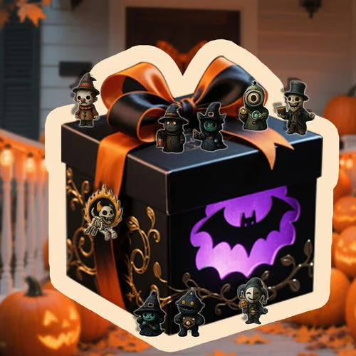 Spooktober – Halloween Nedtællingsboks med 31 Mini Figurer