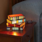 Boglampe LED – Dekorativ Bordlampe med Farvet Lysdesign