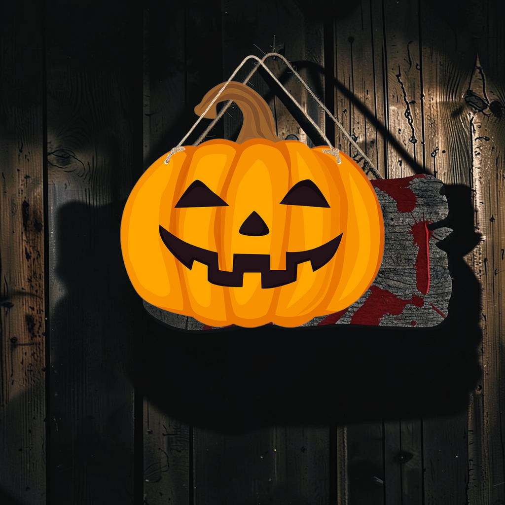 Grimora – Hængende Halloween Dørskilt