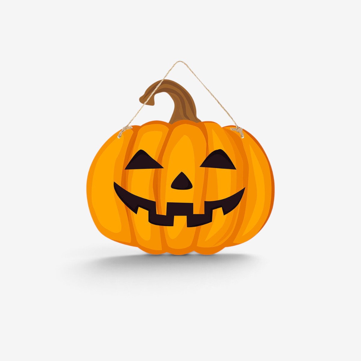 Grimora – Hængende Halloween Dørskilt Græskar Dørsignal