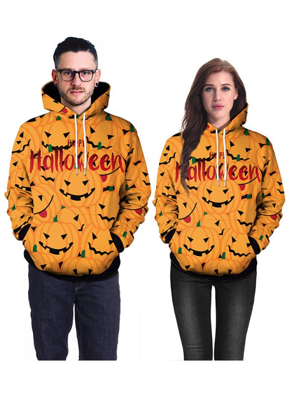 NightVibe – Halloween Hoodie med Grafisk Print