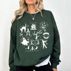 SpookyMuse – Halloween T-shirt til Dame med Grafisk Print