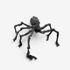 Arachnox – Halloween Edderkop Sæt med Spindelvæv Sort 2 Stk