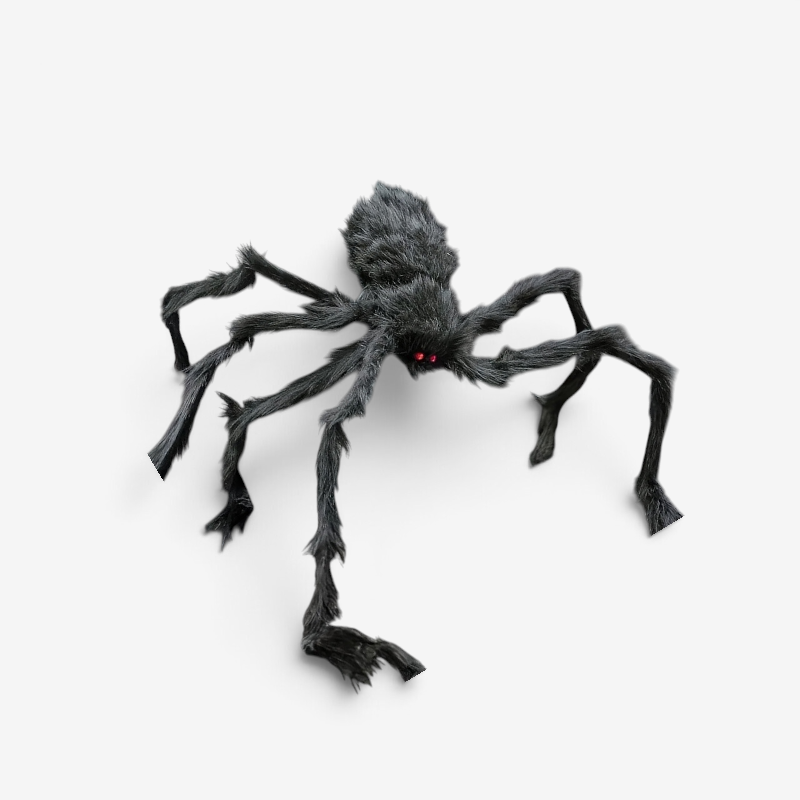 Arachnox – Halloween Edderkop Sæt med Spindelvæv Sort 2 Stk