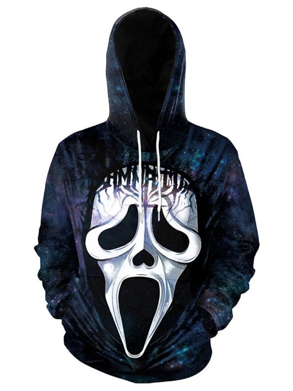 HorrorShade – Halloween Hoodie med 3D Horrorprint