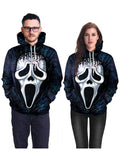 HorrorShade – Halloween Hoodie med 3D Horrorprint