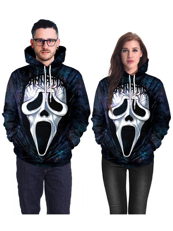 HorrorShade – Halloween Hoodie med 3D Horrorprint