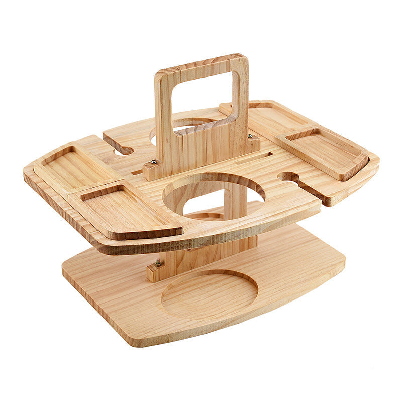 PicnicNest Vinbord – Bærbart Trædesign