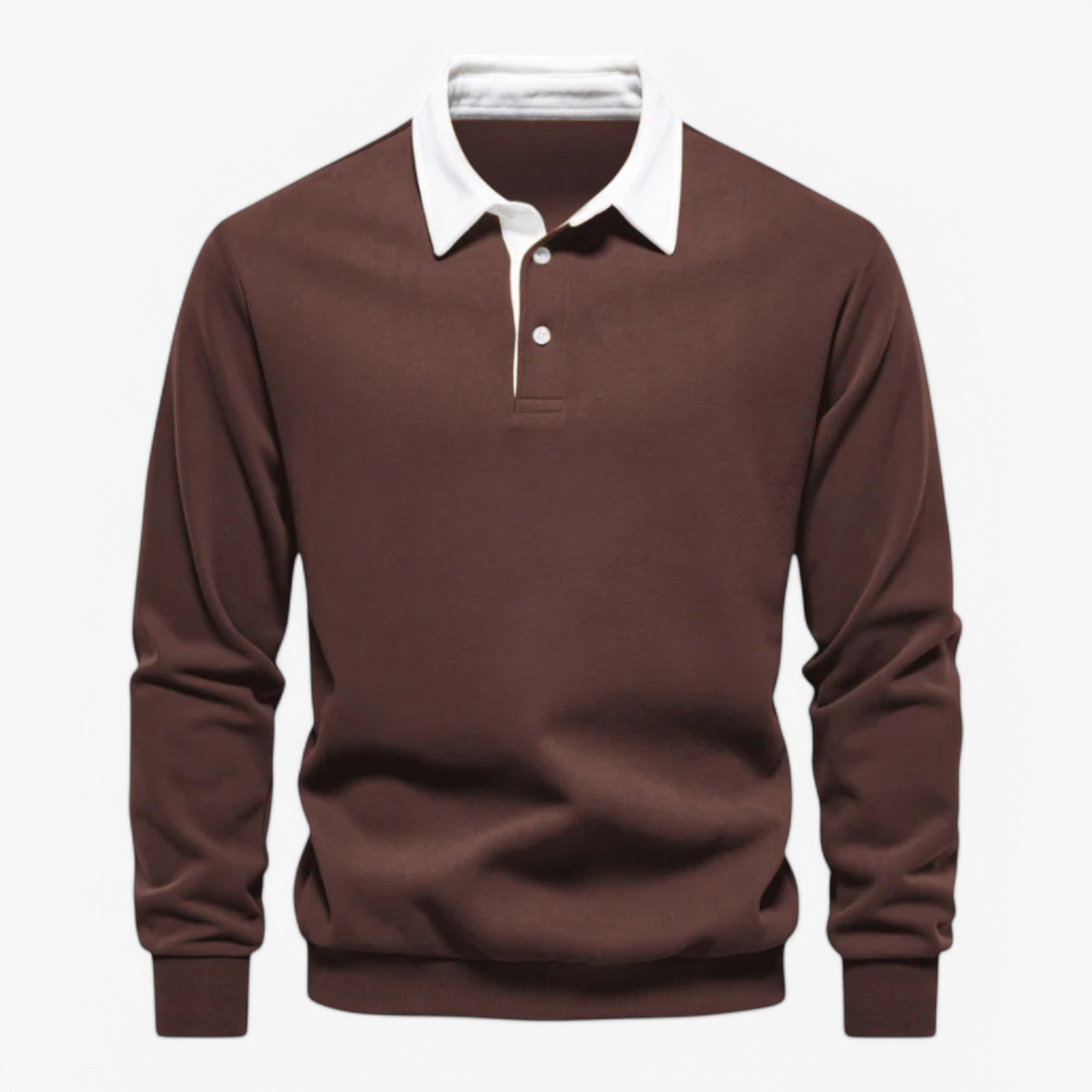 Rovenza - Strikket Herre Polo Sweater
