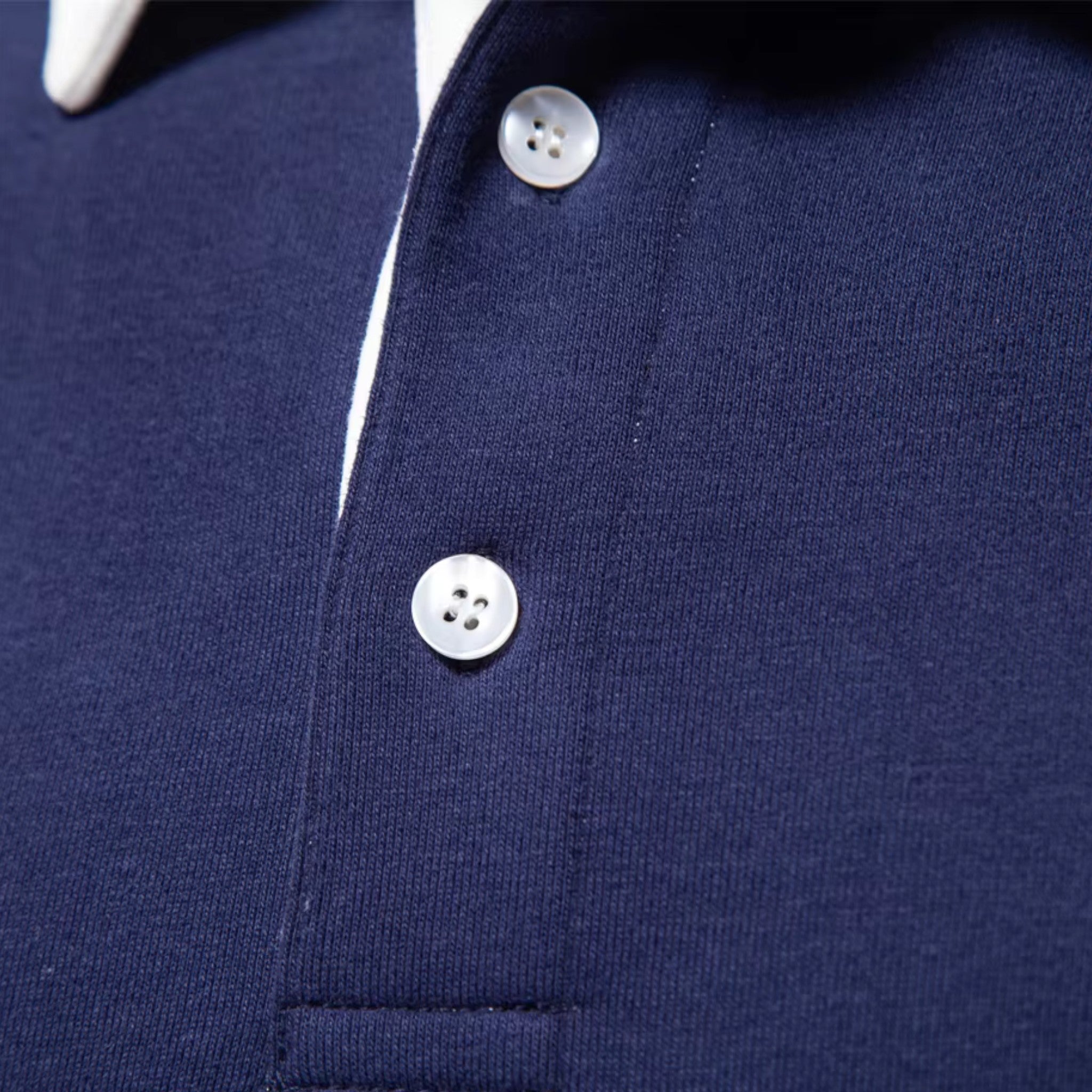 Rovenza - Strikket Herre Polo Sweater Brun
