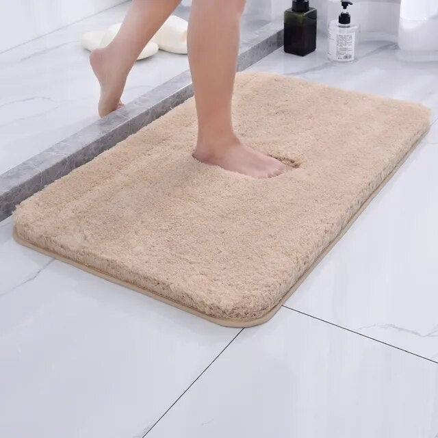 Blød Badeforlægger - Skridsikker og Absorberende Mikrofiber