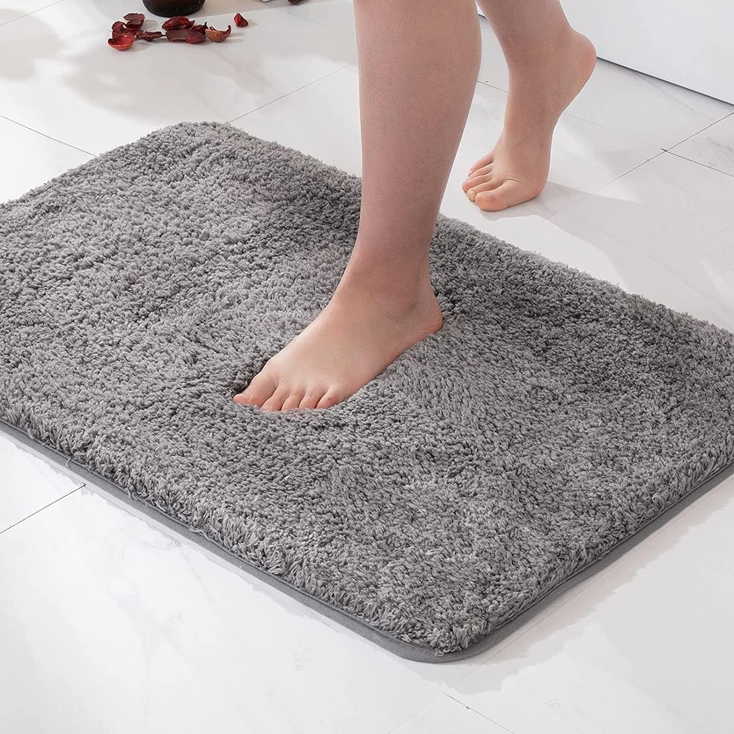 Blød Badeforlægger - Skridsikker og Absorberende Mikrofiber
