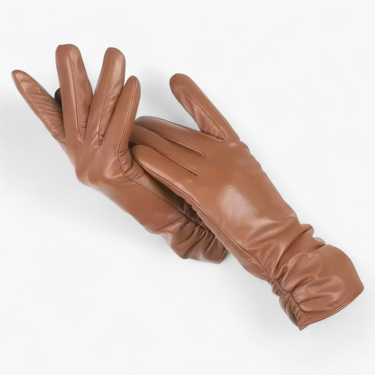 Damehandsker til vinter - Klassisk design og blød komfort Khaki