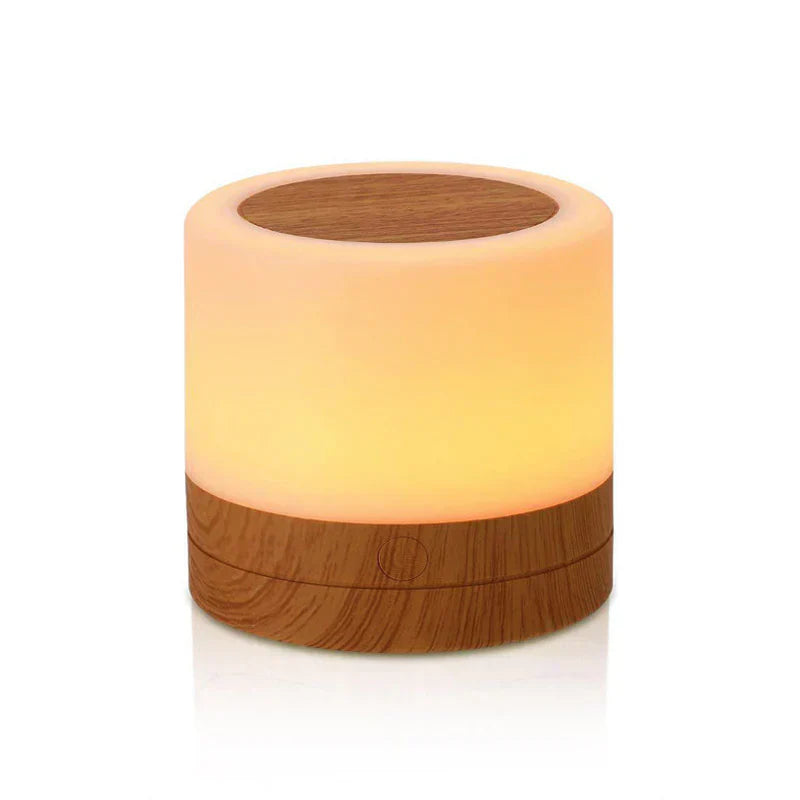 NordGlow Bordlampe – Naturligt Design til Hjemmet Valnød