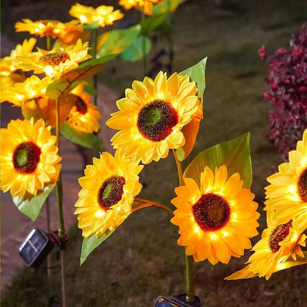SunBloom Havelampe – Solcelledrevet Design